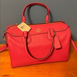 Coach Pink Leather SatchelNWT